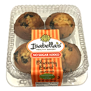 Isabella's® Thaw & Sell No Sugar Added Muffins