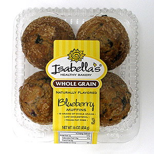 Isabella's® Thaw and Sell Whole Grain Muffins