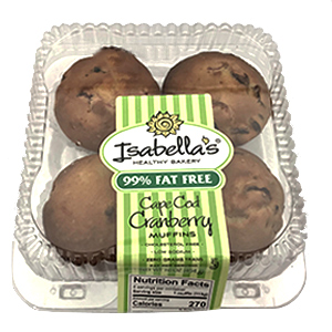 Isabella's® Thaw and Sell Fat Free Muffins